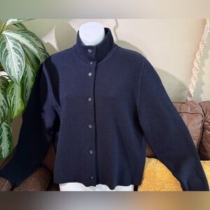 RODIER Navy Blue Women's Sweater Made in France‎
